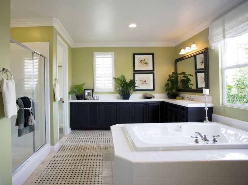 Spacious and Bright Bathroom